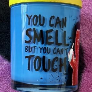 Sour patch kids blue raspberry candle